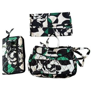 Vera Bradley Imperial Rose 3 piece bundle